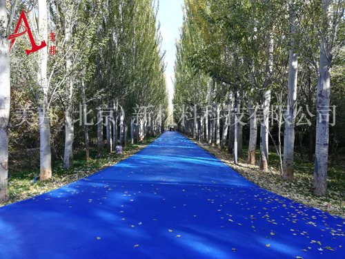 临河沥青改色路面